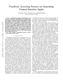 FuzzEval: Assessing Fuzzers on Generating Context-Sensitive Inputs