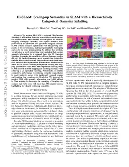 Hier-SLAM: Scaling-up Semantics in SLAM with a Hierarchically Categorical Gaussian Splatting