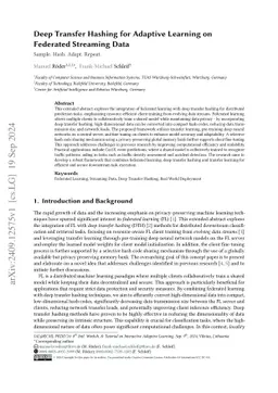 Deep Transfer Hashing for Adaptive Learning on Federated Streaming Data