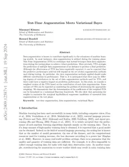 Test-Time Augmentation Meets Variational Bayes