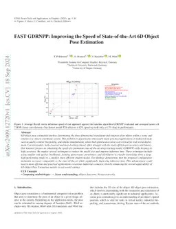 FAST GDRNPP: Improving the Speed of State-of-the-Art 6D Object Pose
  Estimation