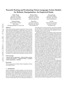 VLATest: Testing and Evaluating Vision-Language-Action Models for Robotic Manipulation