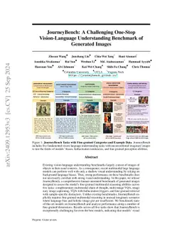 JourneyBench: A Challenging One-Stop Vision-Language Understanding Benchmark of Generated Images