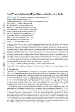 AutoVerus: Automated Proof Generation for Rust Code