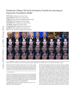 FreeAvatar: Robust 3D Facial Animation Transfer by Learning an
  Expression Foundation Model