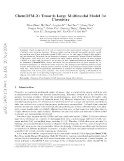 ChemDFM-X: Towards Large Multimodal Model for Chemistry