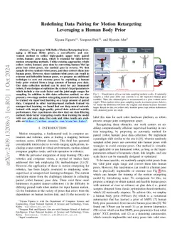 Redefining Data Pairing for Motion Retargeting Leveraging a Human Body
  Prior