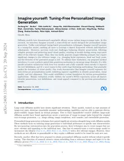 Imagine yourself: Tuning-Free Personalized Image Generation