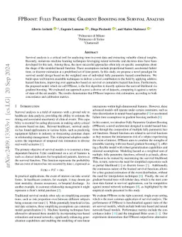 FPBoost: Fully Parametric Gradient Boosting for Survival Analysis