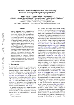 Alternate Preference Optimization for Unlearning Factual Knowledge in
  Large Language Models