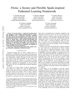 Flotta: a Secure and Flexible Spark-inspired Federated Learning
  Framework