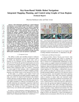 Key-Scan-Based Mobile Robot Navigation: Integrated Mapping, Planning,
  and Control using Graphs of Scan Regions