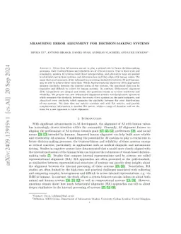 Measuring Error Alignment for Decision-Making Systems
