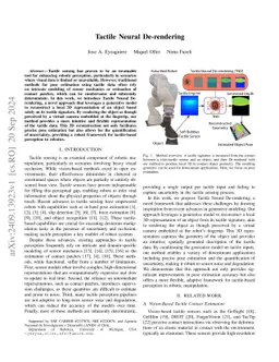 Tactile Neural De-rendering