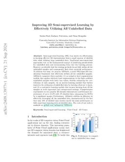Improving 3D Semi-supervised Learning by Effectively Utilizing All
  Unlabelled Data