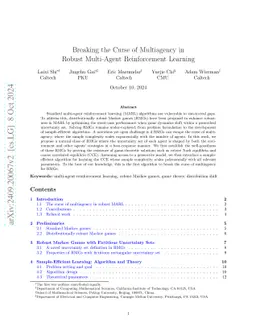 Breaking the Curse of Multiagency in Robust Multi-Agent Reinforcement Learning