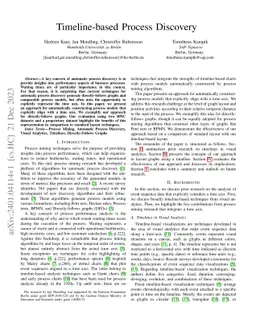Timeline-based Process Discovery