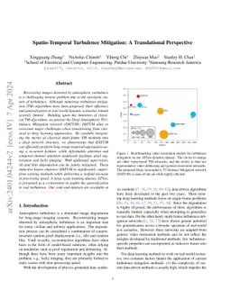Spatio-Temporal Turbulence Mitigation: A Translational Perspective