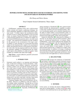 HyperGANStrument: Instrument Sound Synthesis and Editing with
  Pitch-Invariant Hypernetworks