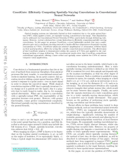 CoordGate: Efficiently Computing Spatially-Varying Convolutions in
  Convolutional Neural Networks