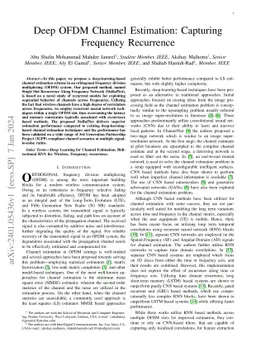 Deep OFDM Channel Estimation: Capturing Frequency Recurrence