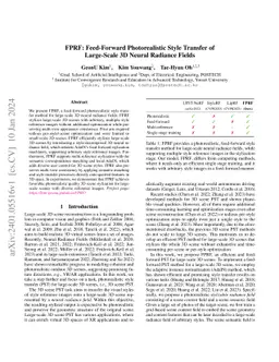 FPRF: Feed-Forward Photorealistic Style Transfer of Large-Scale 3D
  Neural Radiance Fields