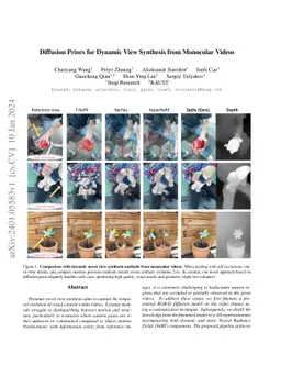 Diffusion Priors for Dynamic View Synthesis from Monocular Videos