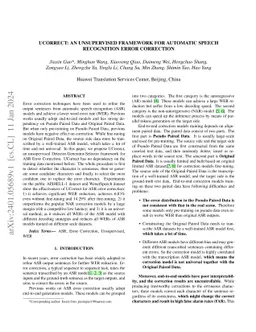 UCorrect: An Unsupervised Framework for Automatic Speech Recognition
  Error Correction