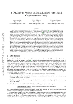 STAKESURE: Proof of Stake Mechanisms with Strong Cryptoeconomic Safety