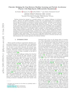 Cheetah: Bridging the Gap Between Machine Learning and Particle
  Accelerator Physics with High-Speed, Differentiable Simulations