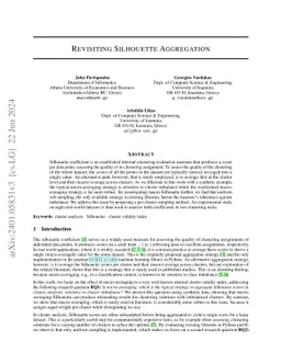 Revisiting Silhouette Aggregation