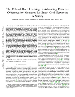The Role of Deep Learning in Advancing Proactive Cybersecurity Measures
  for Smart Grid Networks: A Survey