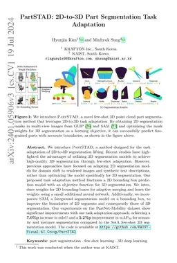 PartSTAD: 2D-to-3D Part Segmentation Task Adaptation