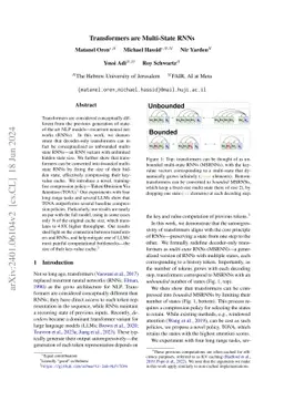 Transformers are Multi-State RNNs