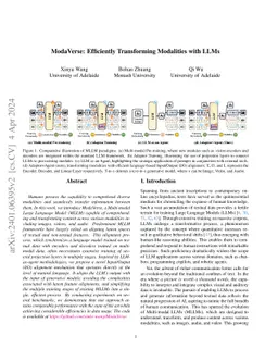 ModaVerse: Efficiently Transforming Modalities with LLMs