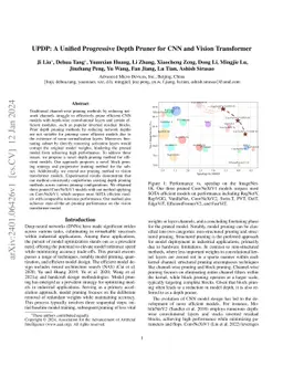 UPDP: A Unified Progressive Depth Pruner for CNN and Vision Transformer