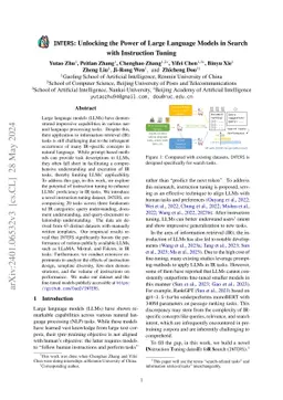 INTERS: Unlocking the Power of Large Language Models in Search with
  Instruction Tuning