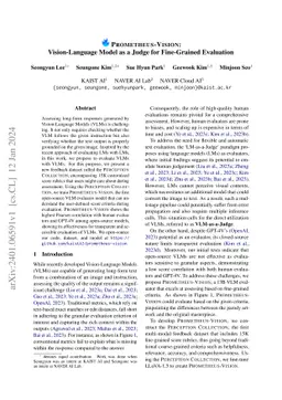 Prometheus-Vision: Vision-Language Model as a Judge for Fine-Grained
  Evaluation