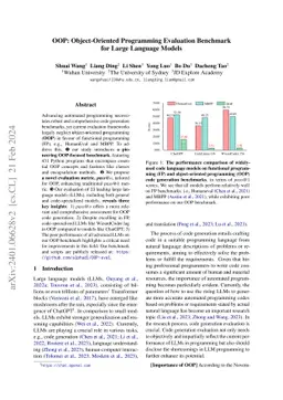OOP: Object-Oriented Programming Evaluation Benchmark for Large Language
  Models