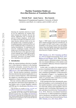 Machine Translation Models are Zero-Shot Detectors of Translation Direction