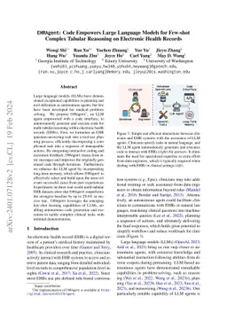 EHRAgent: Code Empowers Large Language Models for Few-shot Complex
  Tabular Reasoning on Electronic Health Records