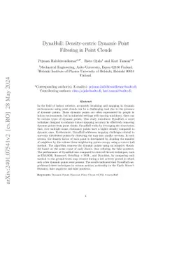 DynaHull: Density-centric Dynamic Point Filtering in Point Clouds