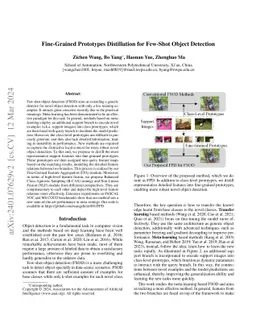 Fine-Grained Prototypes Distillation for Few-Shot Object Detection