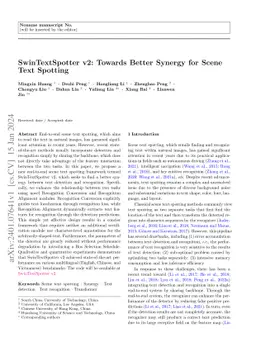SwinTextSpotter v2: Towards Better Synergy for Scene Text Spotting