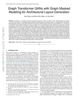 Graph Transformer GANs with Graph Masked Modeling for Architectural
  Layout Generation