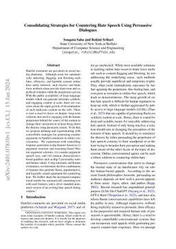 Consolidating Strategies for Countering Hate Speech Using Persuasive
  Dialogues
