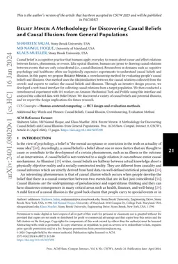 Belief Miner: A Methodology for Discovering Causal Beliefs and Causal
  Illusions from General Populations