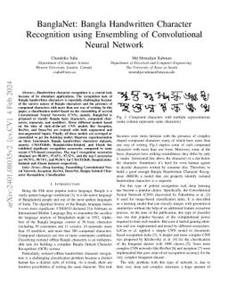 BanglaNet: Bangla Handwritten Character Recognition using Ensembling of
  Convolutional Neural Network