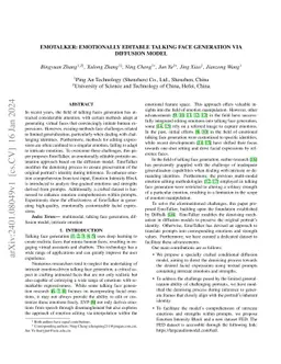 EmoTalker: Emotionally Editable Talking Face Generation via Diffusion
  Model