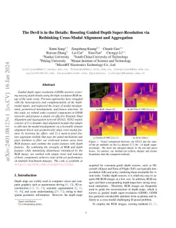 The Devil is in the Details: Boosting Guided Depth Super-Resolution via
  Rethinking Cross-Modal Alignment and Aggregation